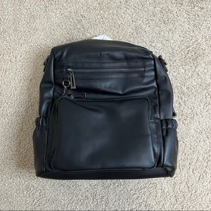 Leather Backpack for Women Travel Backpack with Tassel